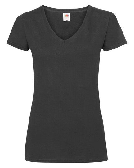 Fruit of the Loom Ladies Valueweight V-Neck T