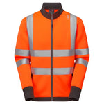 Leo Workwear Arganite Iso 20471 Cl 2 Ecoviz Air Layer Full Zip Sweatshirt - thumbnail 3