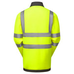 Leo Workwear Arganite Iso 20471 Cl 2 Ecoviz Air Layer Full Zip Sweatshirt - thumbnail 8