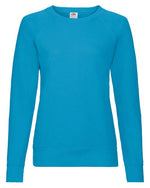 Fruit of the Loom Ladies Lightweight Raglan Sweatshirt - thumbnail 2