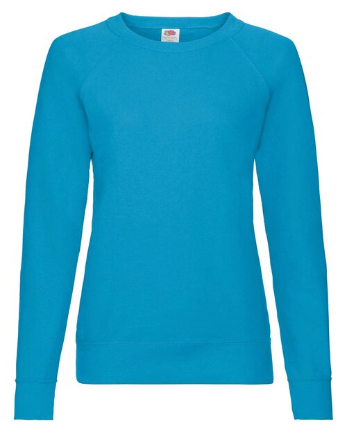 Fruit of the Loom Ladies Lightweight Raglan Sweatshirt