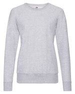 Fruit of the Loom Ladies Lightweight Raglan Sweatshirt - thumbnail 7