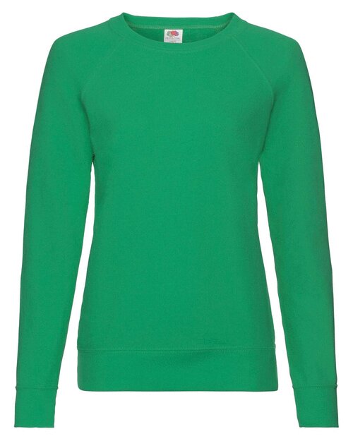 Fruit of the Loom Ladies Lightweight Raglan Sweatshirt