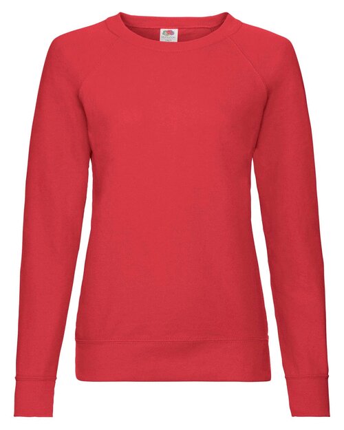 Fruit of the Loom Ladies Lightweight Raglan Sweatshirt