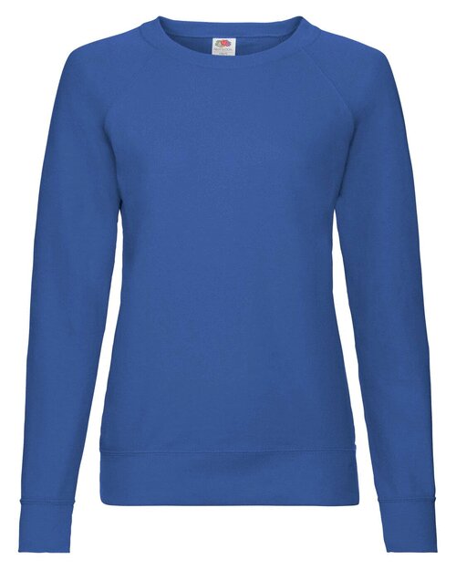 Fruit of the Loom Ladies Lightweight Raglan Sweatshirt