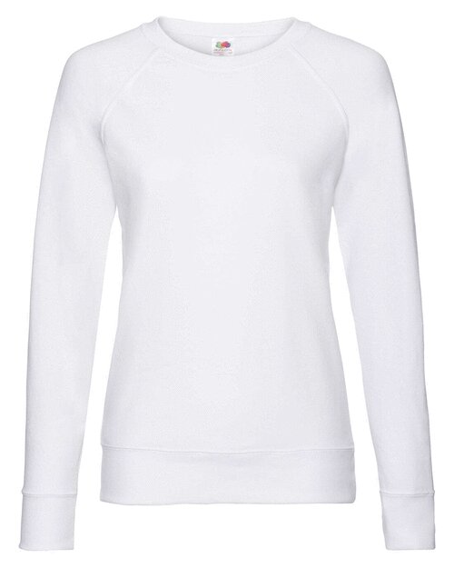 Fruit of the Loom Ladies Lightweight Raglan Sweatshirt