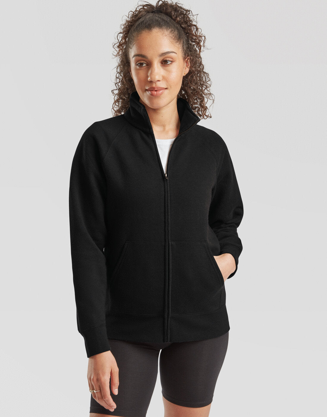 Fruit of the Loom Ladies Premium 70/30 Zipped Sweatshirt