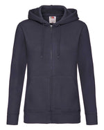Fruit of the Loom Ladies Premium Hooded Sweat Jacket - thumbnail 3
