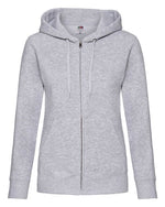 Fruit of the Loom Ladies Premium Hooded Sweat Jacket - thumbnail 4