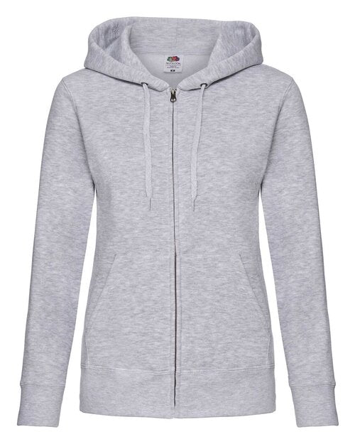 Fruit of the Loom Ladies Premium Hooded Sweat Jacket