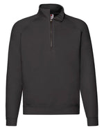 Fruit of the Loom Premium 70/30 Zip Neck Sweat - thumbnail 1