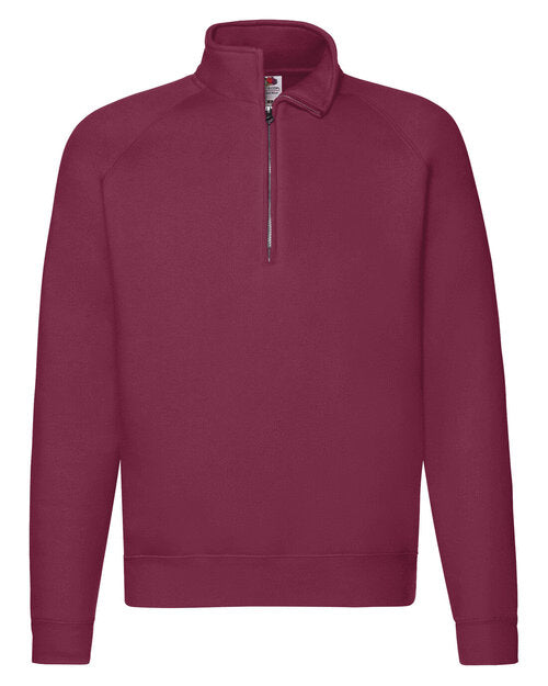 Fruit of the Loom Premium 70/30 Zip Neck Sweat