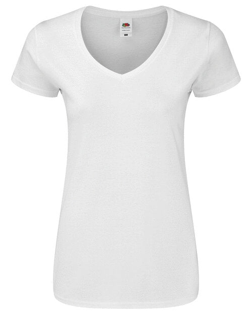 Fruit of the Loom Ladies Iconic 150 V Neck T