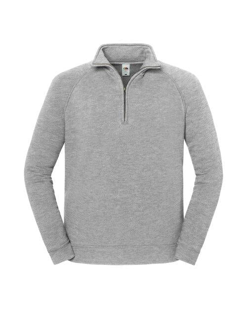 Fruit of the Loom Iconic Premium Zip Neck Sweat