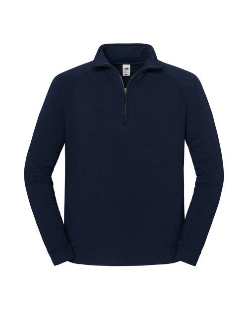 Fruit of the Loom Iconic Premium Zip Neck Sweat