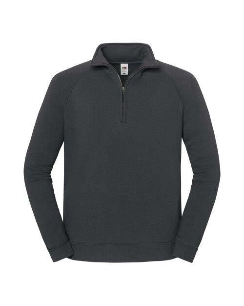 Fruit of the Loom Iconic Premium Zip Neck Sweat