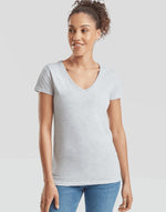Fruit of the Loom Ladies Valueweight V-Neck T - thumbnail 1