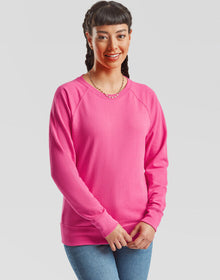 Fruit of the Loom Ladies Lightweight Raglan Sweatshirt