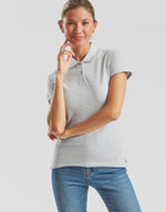 Fruit of the Loom Ladies Premium Polo - thumbnail 2