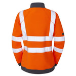 Leo Workwear Elberry Iso 20471 Cl 2 Women'S  1/4 Zip Sweatshirt - thumbnail 2