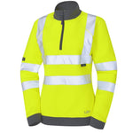 Leo Workwear Elberry Iso 20471 Cl 2 Women'S  1/4 Zip Sweatshirt - thumbnail 4