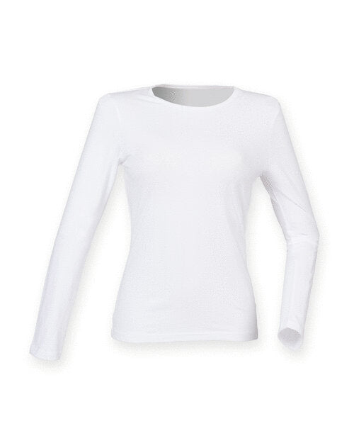 SF Clothing Ladies Feel Good Long Sleeve Stretch T-Shirt - ST124M