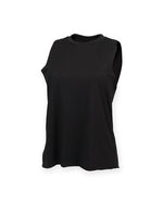 SF Clothing Ladies High Neck Slash Armhole Vest - ST232M - thumbnail 2