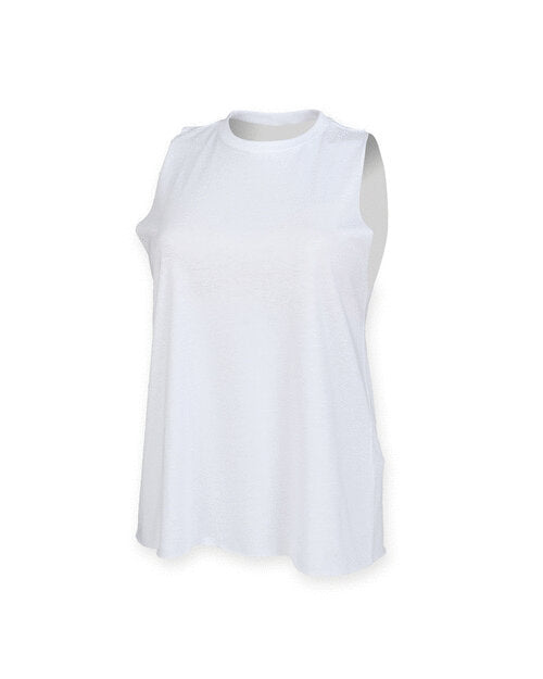 SF Clothing Ladies High Neck Slash Armhole Vest - ST232M