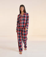 SF Clothing Womens Tartan Lounge Set - ST74M - thumbnail 1