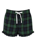 SF Clothing Ladies Tartan Frill Shorts - ST82M - thumbnail 2