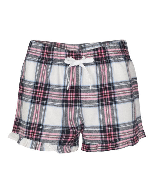 SF Clothing Ladies Tartan Frill Shorts - ST82M