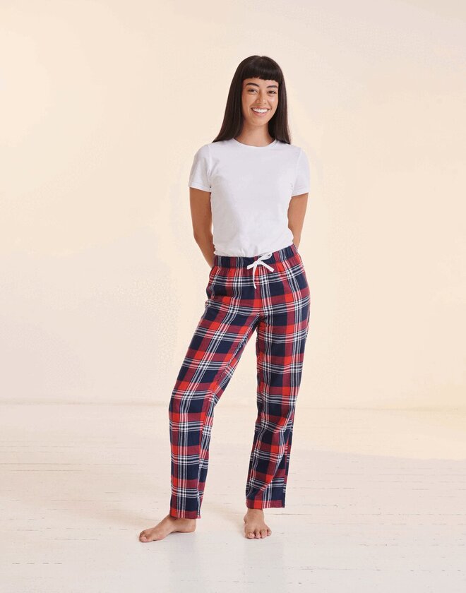 SF Clothing Ladies Tartan Lounge Pants - ST83M