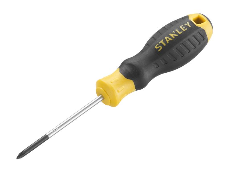 STANLEY Hand Tools CUSHION GRIP Screwdriver, Pozidriv Tip