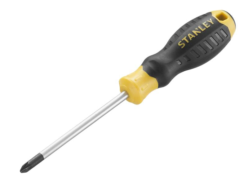 STANLEY Hand Tools CUSHION GRIP Screwdriver, Pozidriv Tip