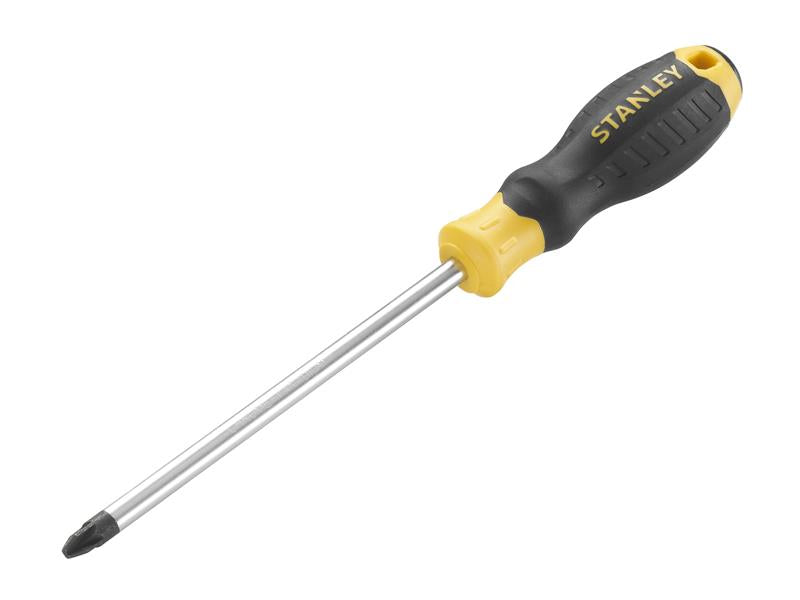 STANLEY Hand Tools CUSHION GRIP Screwdriver, Pozidriv Tip