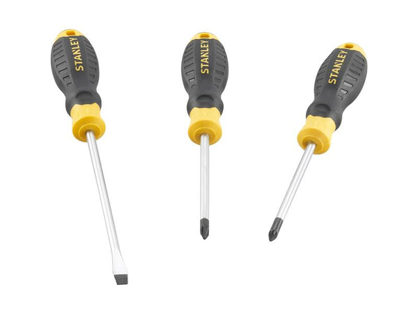 STANLEY Hand Tools CUSHION GRIP Screwdriver Set, 3 Piece