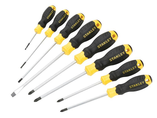 STANLEY® Cushion Grip Screwdriver Set, 8 Piece