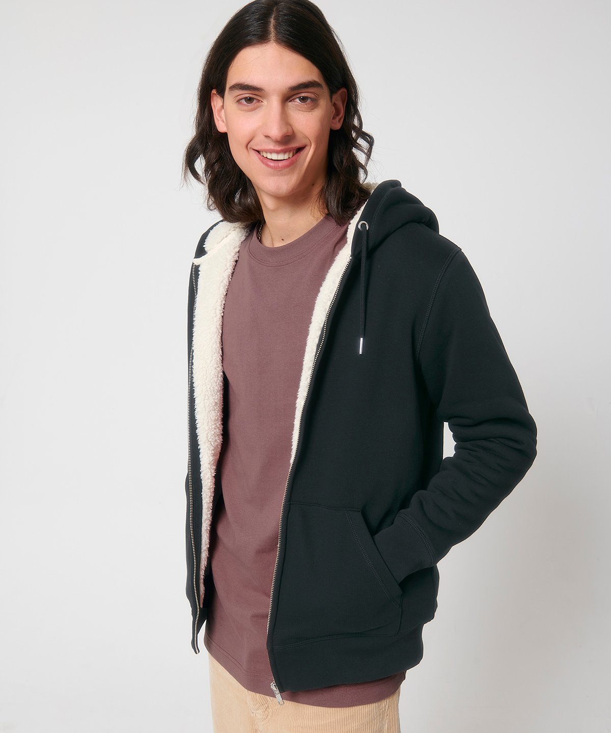 Stanley Stella Premium Unisex Hygger Sherpa Zip-Through Sweatshirt - (STSU956)