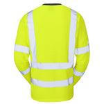 Leo Workwear Riverton Iso 20471 Cl 3 Comfort Sleeved T-Shirt - thumbnail 4