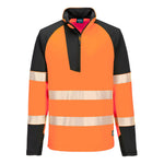 Portwest PW3 Hi-Vis 1/4 Zip Sweatshirt - T172 - thumbnail 3