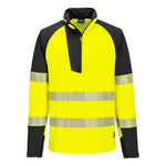 Portwest PW3 Hi-Vis 1/4 Zip Sweatshirt - T172 - thumbnail 4