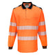Portwest PW3 Hi-Vis Cotton Comfort Polo Shirt Long Sleeved - T184