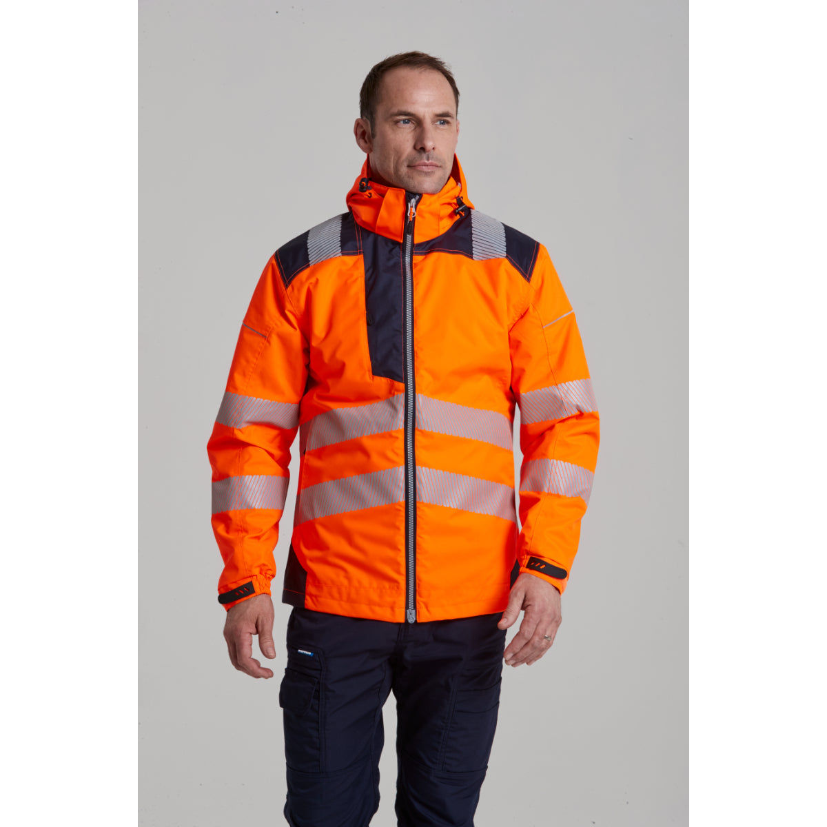 Portwest KX3 ripstop trousers and a softshell jacket, ready for changing weather conditions.