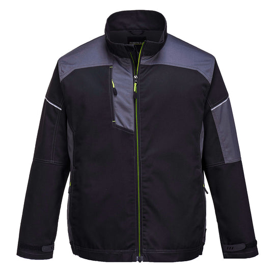 Portwest   Work Jacket in a stylish blue and black design.