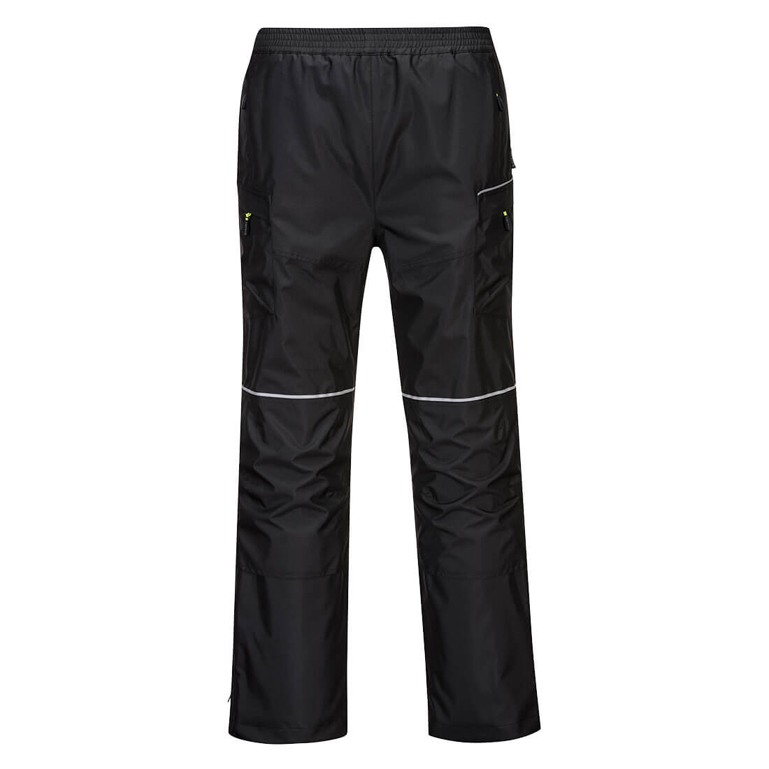 Portwest PW3 Rain Trousers in black.