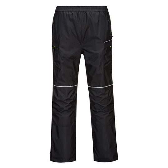 Portwest PW3 Rain Trousers in black.
