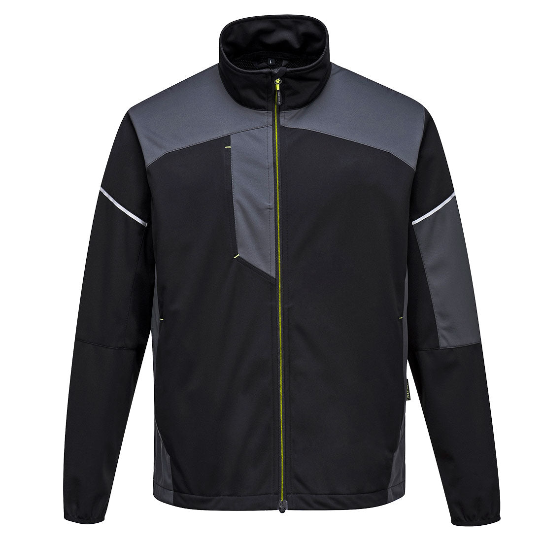 Portwest Flex Shell Jacket in stylish blue and black.