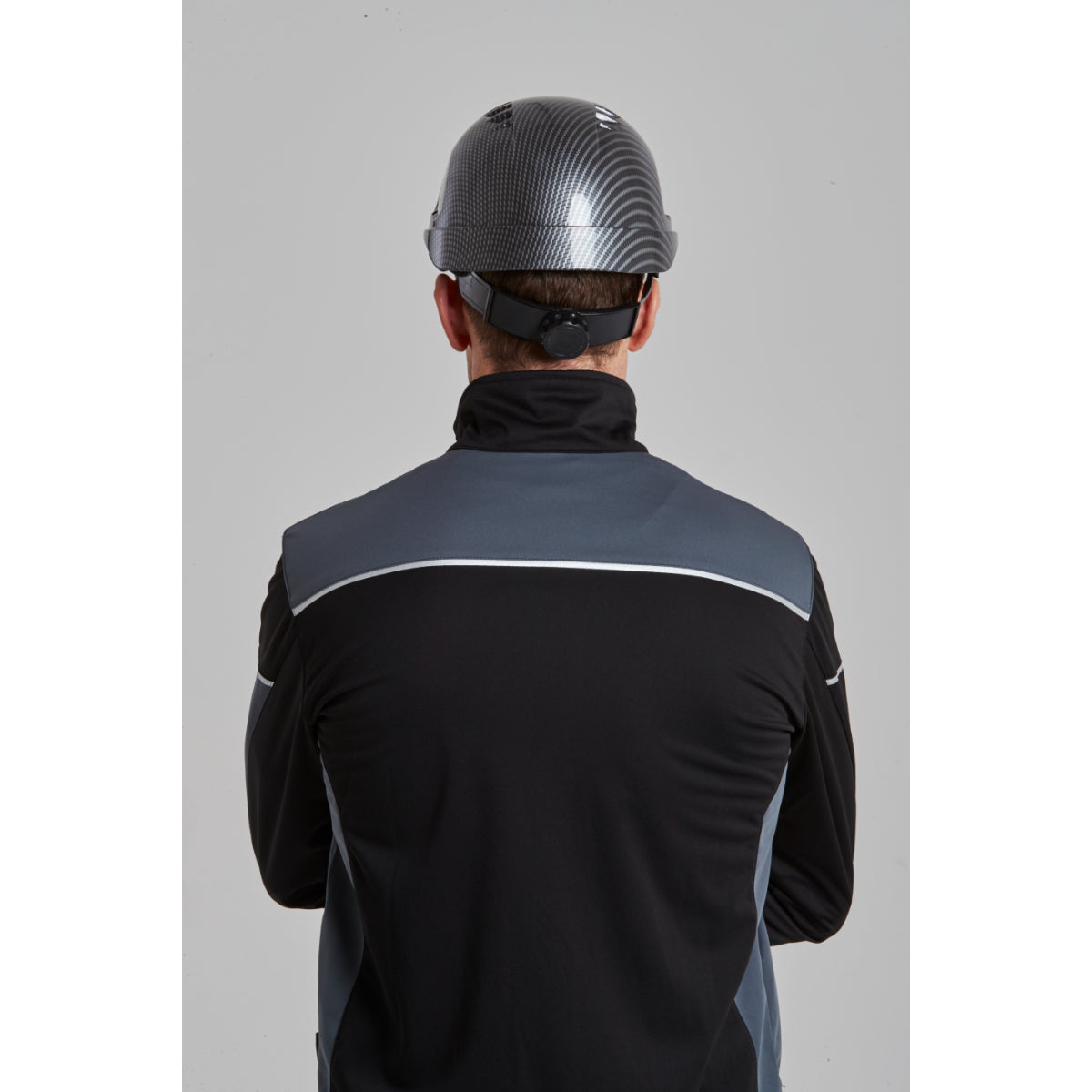 Clean front profile of the Portwest Flex Shell Jacket 