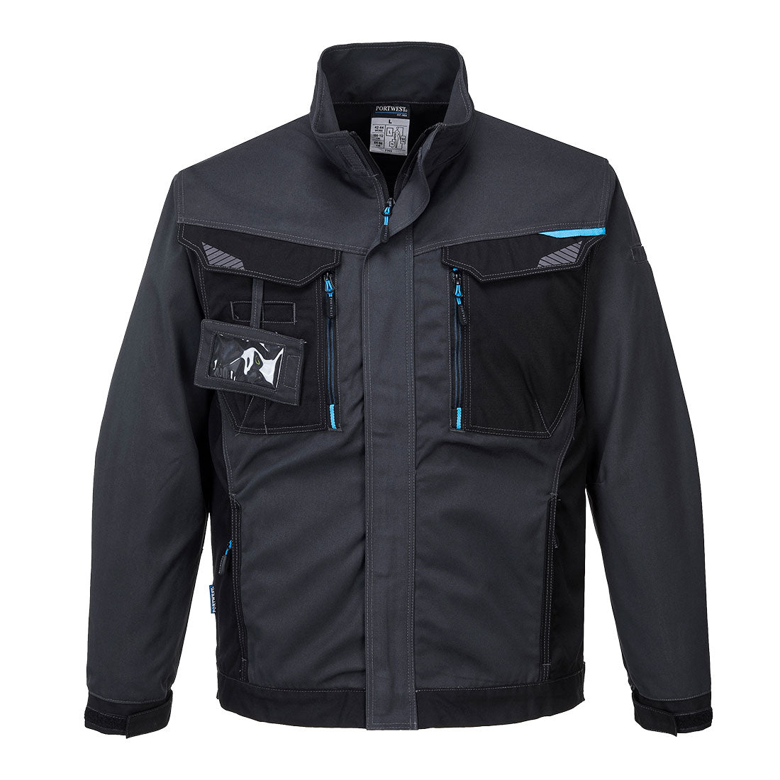 Portwest Work Jacket in modern metal grey.