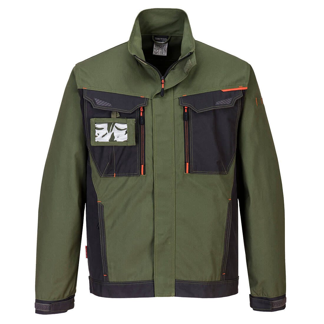 Portwest Work Jacket in versatile olive green.